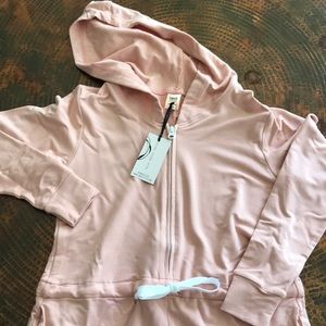 Smash & Tess hooded romper with zip front